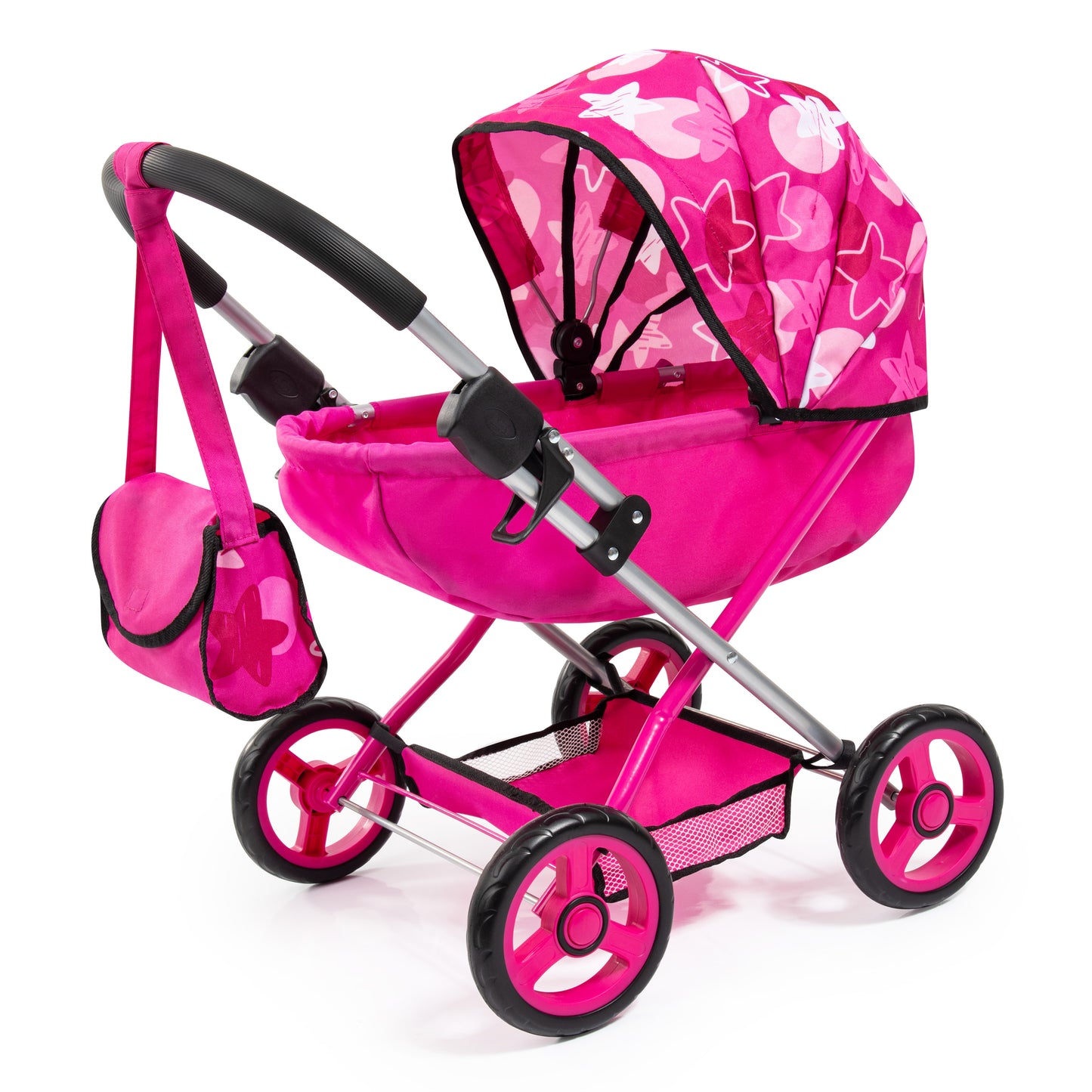 Bayer Cosy Dolls Pram - Pink