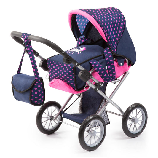Bayer City Star Pram - Navy Unicorn