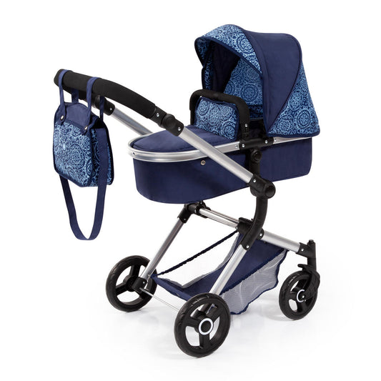 Bayer Neo Vario Combi Dolls Pram - Blue