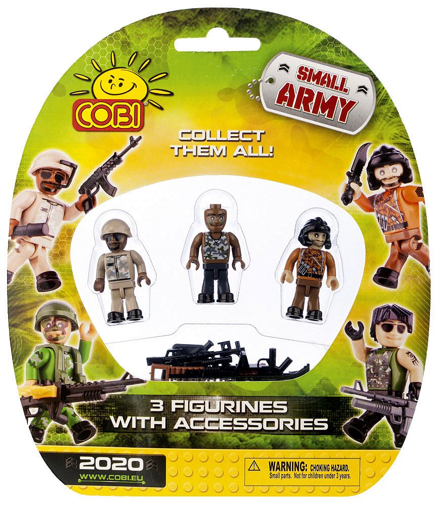 Small Army Figure - 3 pack