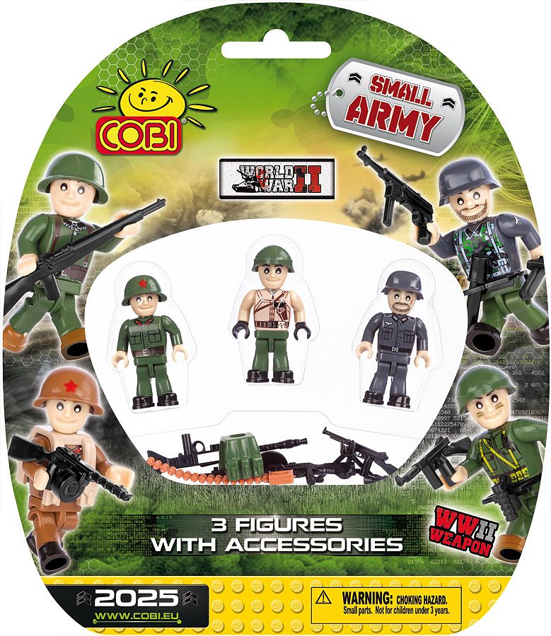 Figurine WW2  - 3 pack - Cobi Small Army