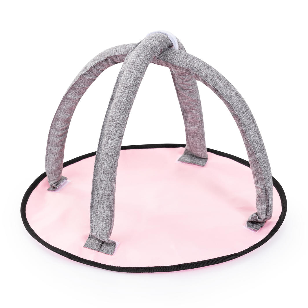 Bayer Dolls Stroller & Accessories Pack - Pink & Grey