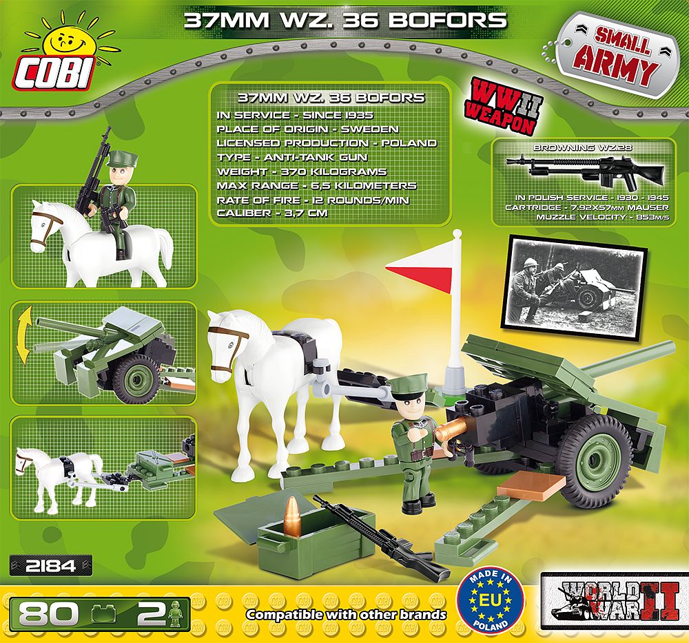 37mm WZ. 36 Bofors - Cobi Small Army