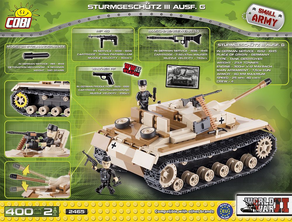 STUG III Ausf. G - Cobi WW2