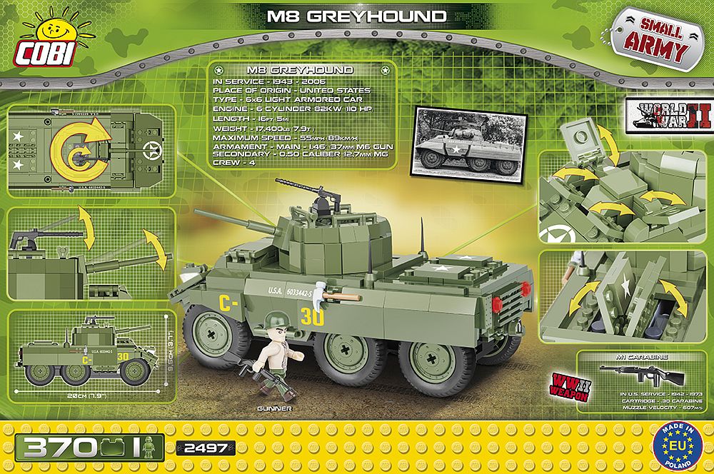 M8 Greyhound - Cobi WW2
