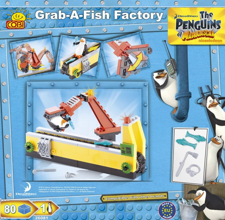 Grab-A-Fish Factory - Cobi Penguins