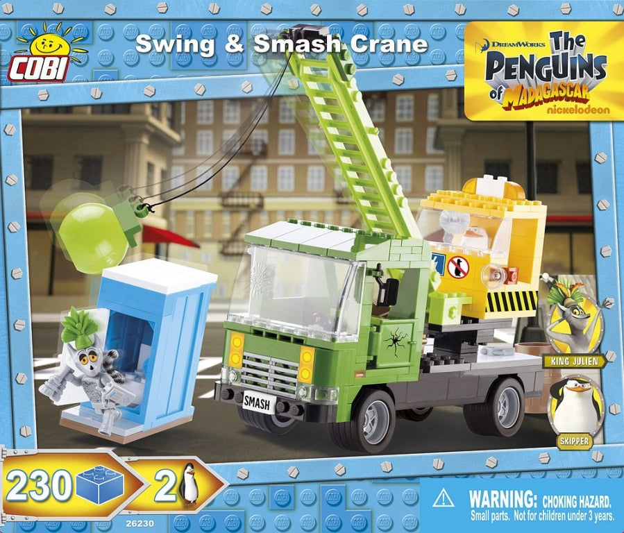 Swing & Smash Crane - Cobi Penguins