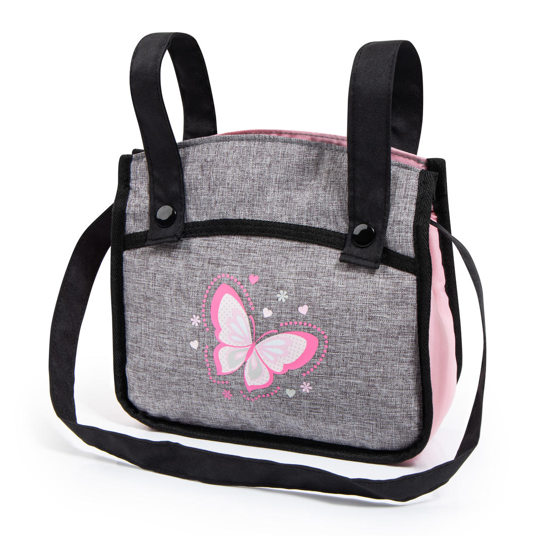 Bayer Twin Dolls Pram - Pink & Grey MEGA DEAL