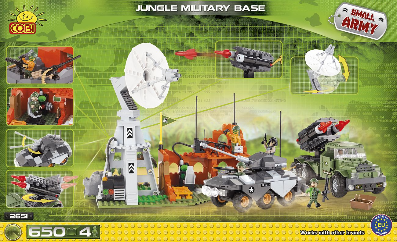 Jungle Military Base - Cobi Small Army