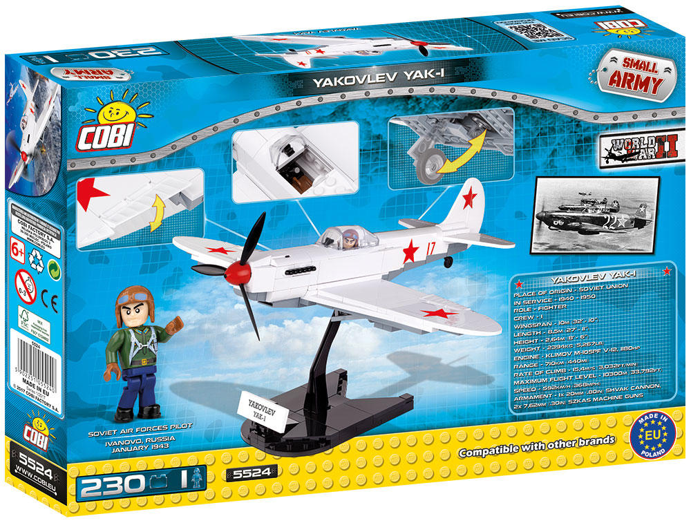 Soviet Yakovlev YAK-1M - Cobi WW2