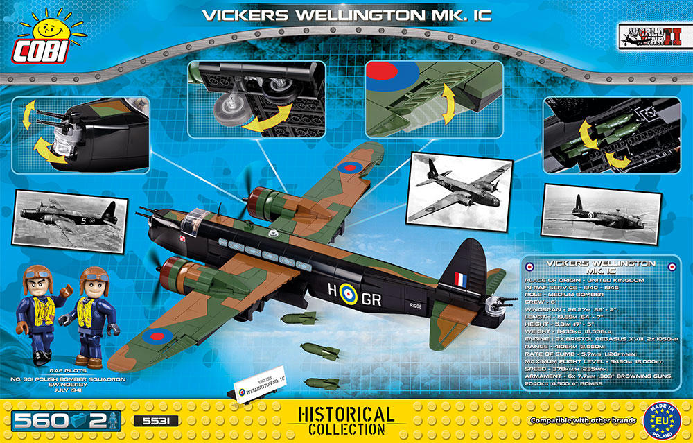 Vickers Wellington - Cobi WW2