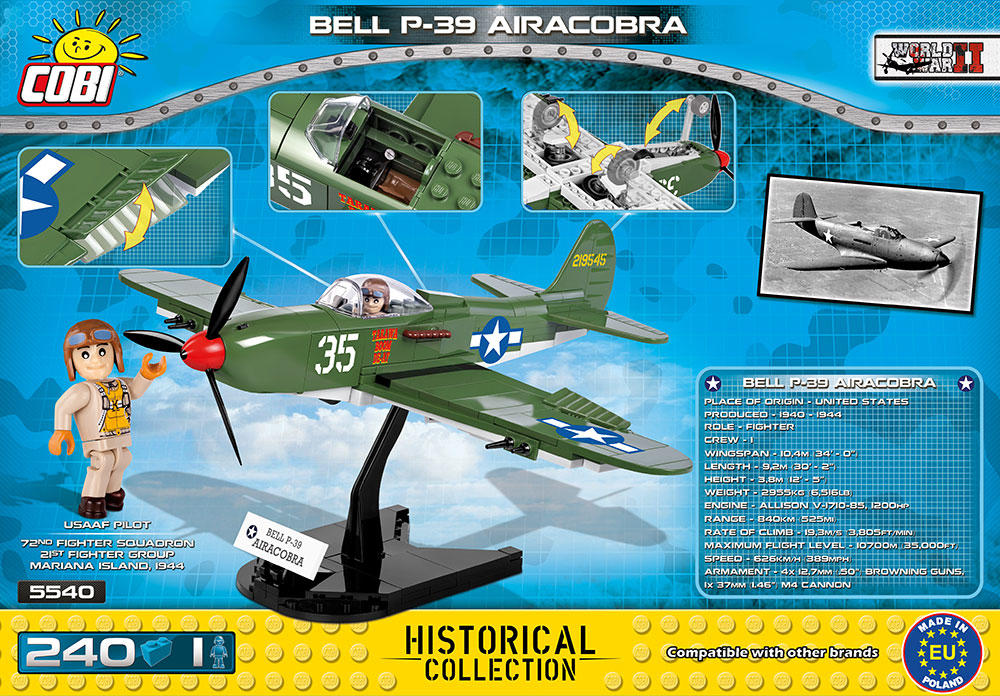 P39 Airacobra - Cobi WW2