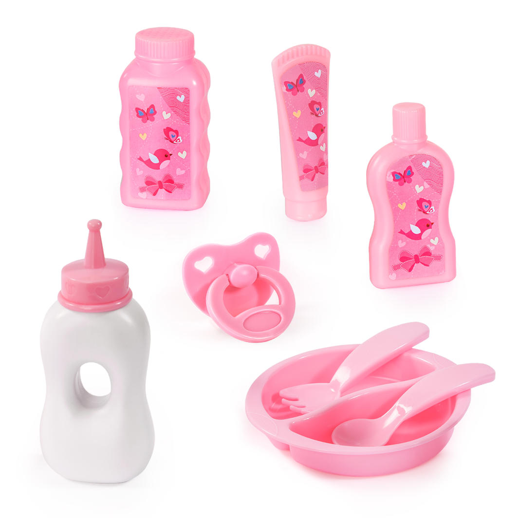 Bayer Dolls Care Set (11 in 1) - Navy & Pink