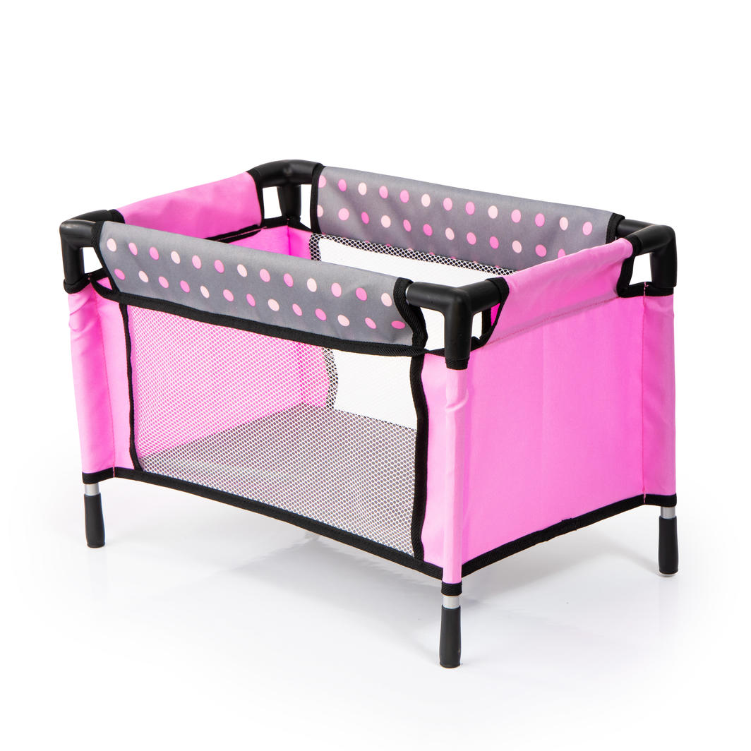 Bayer High Chair with Travel Bed Set - Pink & Grey