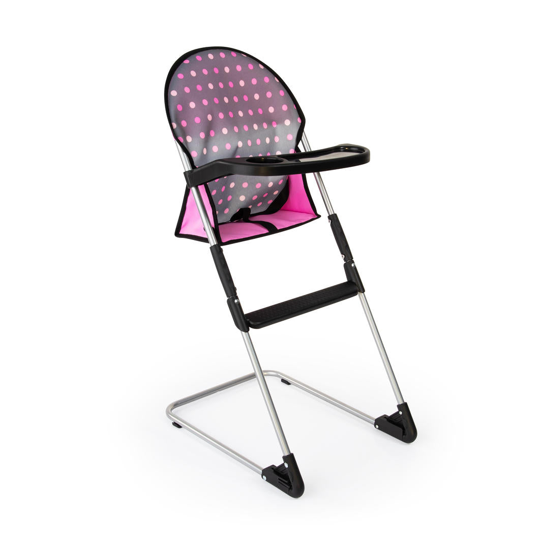 Bayer High Chair with Travel Bed Set - Pink & Grey