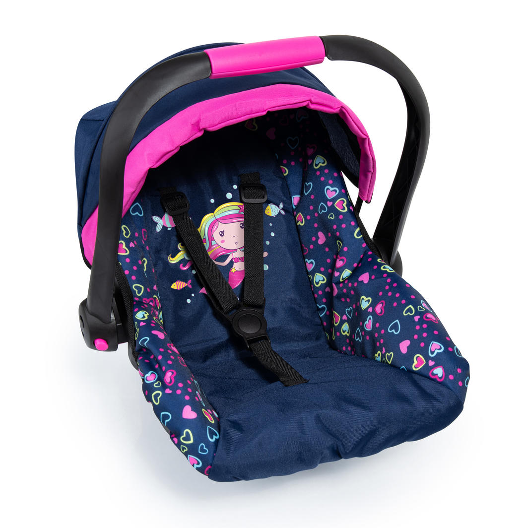 Bayer Deluxe Car Seat with Canopy - Navy Mermaid
