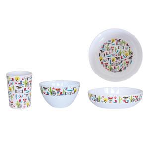 Miniamo 3 Piece Eating Set - Cowboys