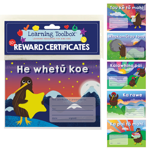 Reward Certificates - Maori