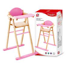 Wooden Doll's Highchair