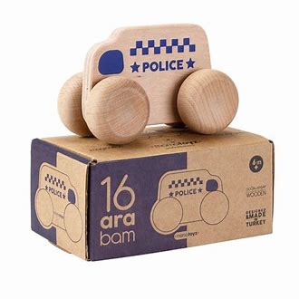 Wooden Police Car