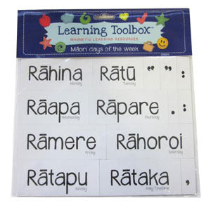 Days of the Week in Maori - Magnetic