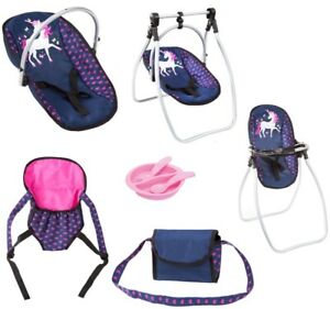 Bayer Vario Dolls Accessory Set - Navy Unicorn