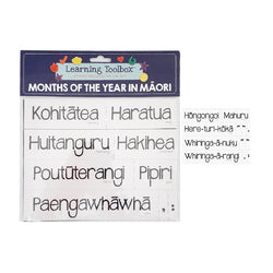 Months in Maori - Magnetic