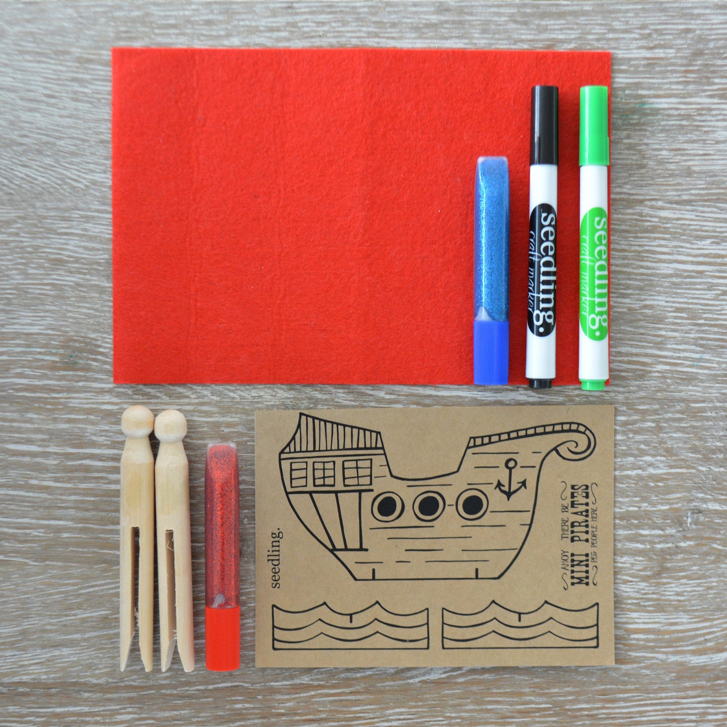 Ahoy Mini Pirates Peg People
