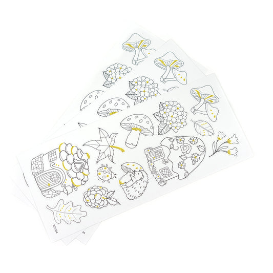 Enchanted Forest Glitter Stickers