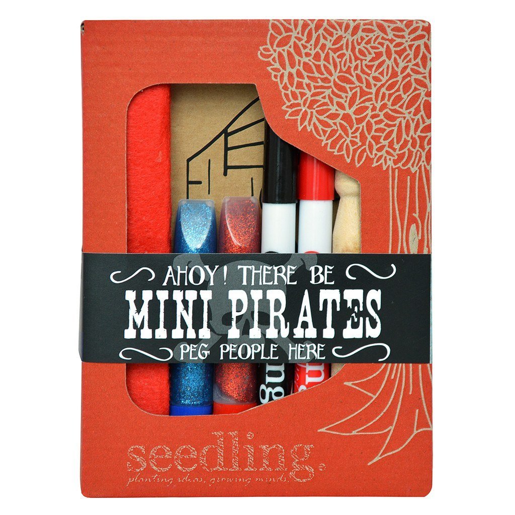 Seedling Activity Kits - Ahoy Mini Pirates Peg People