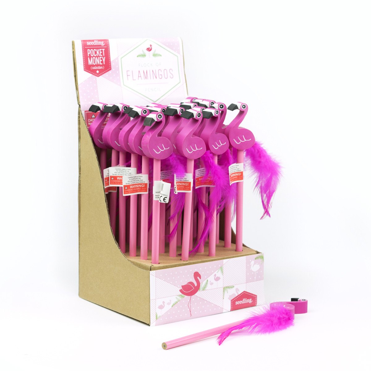 Pocket Money Collection - Flock Of Flamingos Pencil