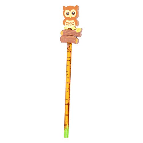 Pocket Money Collection - Hoot Owl Pencil & Eraser