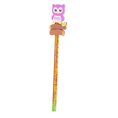 Pocket Money Collection - Hoot Owl Pencil & Eraser