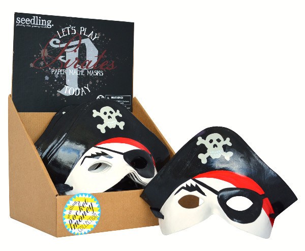 Pocket Money Collection - Let's Play Pirates Paper Mache Mask