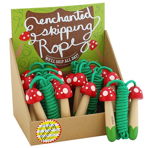 Pocket Money Collection - Mini Mushrooms Skipping Rope