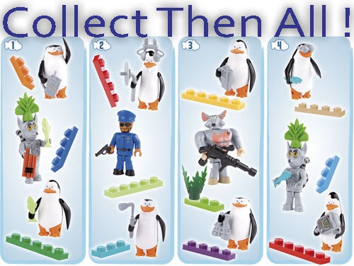 Penguin Mission 3 Pack of figures and accessories - Cobi Penguins