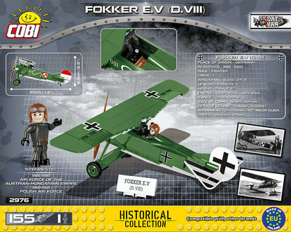 Fokker E.V (D.VIII)- Cobi WW1