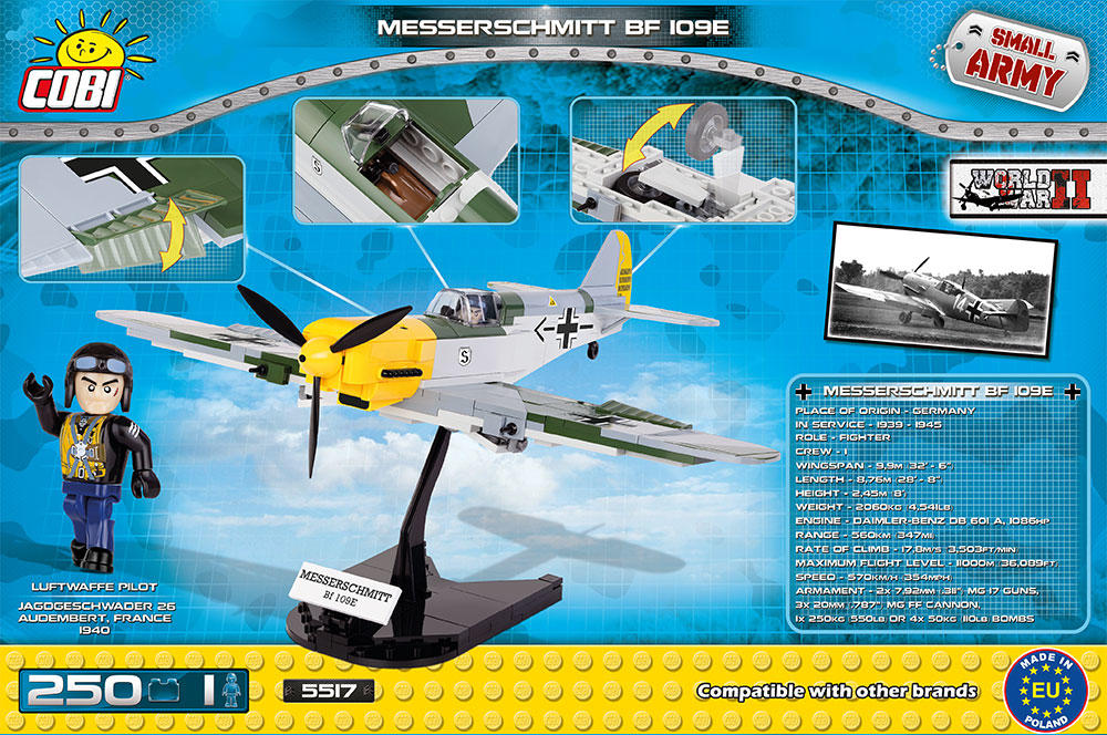 Messerschmitt BF 109E - Cobi WW2