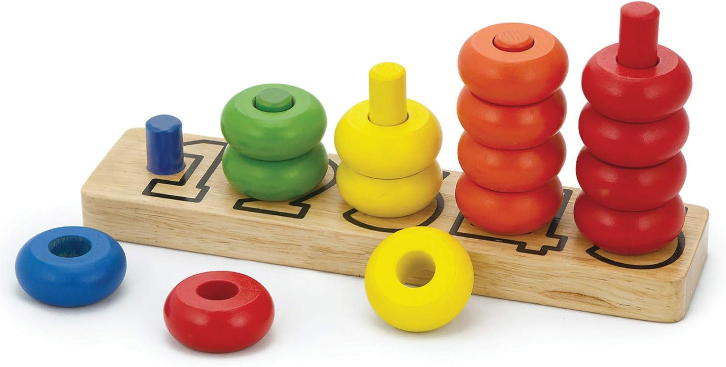 Wooden Educational Counting/Stacking Toy