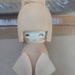 Japanese Craft kokeshi Doll Large