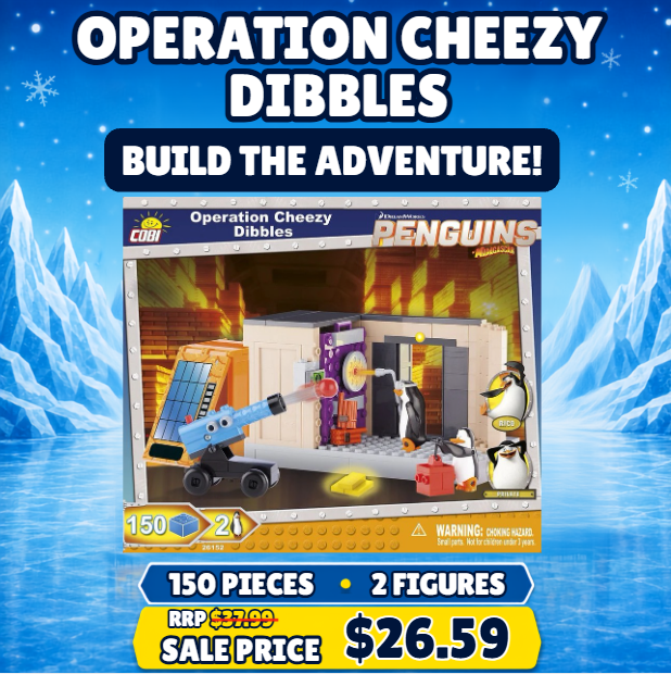 Operation Cheezy Dibbles - Cobi Penguins