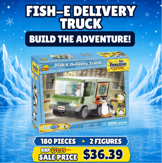 Fish-E Delivery Truck - Cobi Penguins