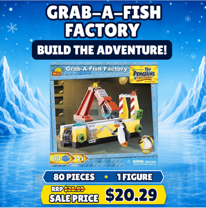 Grab-A-Fish Factory - Cobi Penguins