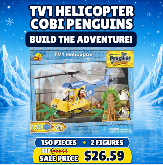 TV1 Helicopter - Cobi Penguins