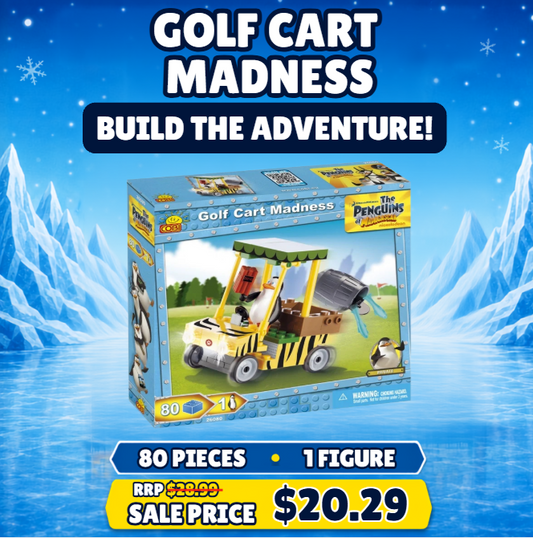Golf Cart Madness - Cobi Penguins