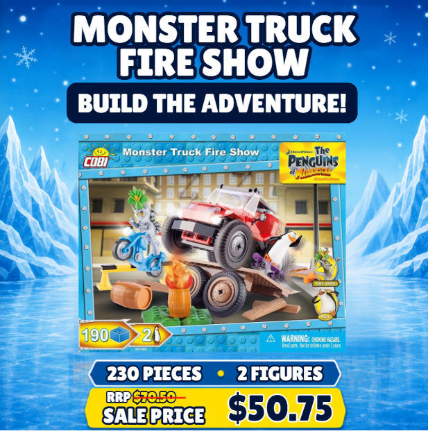 Monster Truck Fire Show - Cobi Penguins