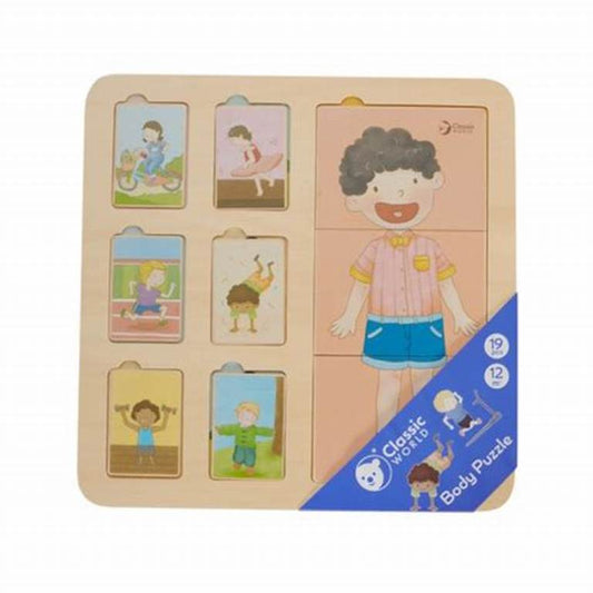 Wooden Educational Body Puzzle