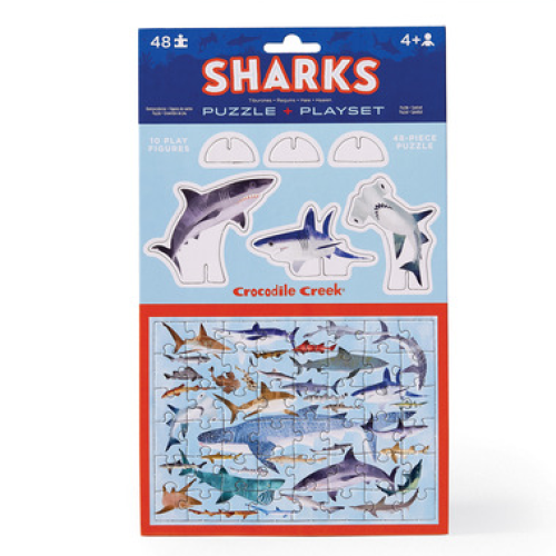 Sharks Puzzle + Playset