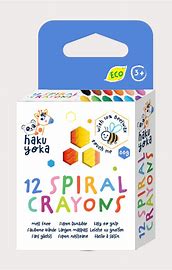 Haku Yoka 12 Spiral Crayons