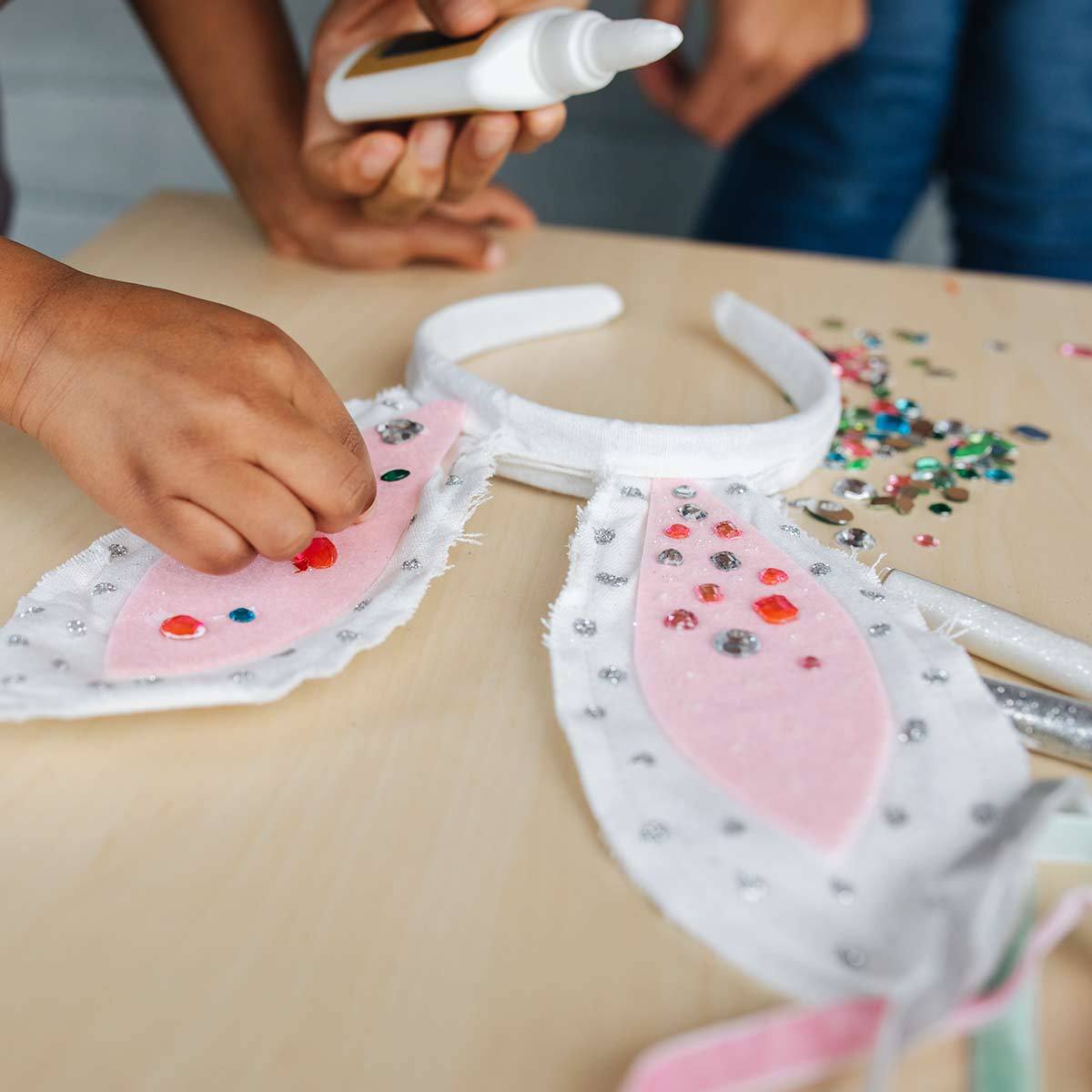 Make Your Own Sparkle Bunny Ears